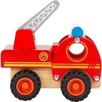 Small Foot - Houten Brandweerwagen met Ladder