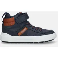 Geox Weemble Blauwe Hoge Sneakers Hoogwaardig imitatieleer 33