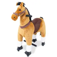 Vrooomy Rijdend Speelgoed Paard Bruin (klein)