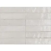 Valence Technology Riva wandtegel 6x24cm wit glans