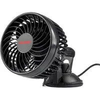 ABC-led Auto ventilator - 4,5 inch - 12V - Met zuignap