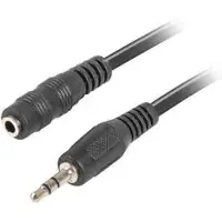 Lanberg Kabel Audio Jack (3,5 mm) Lanberg Zwart 3 m