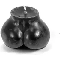 Housevitamin Booty Candle Decoratieve Kaars Zwart
