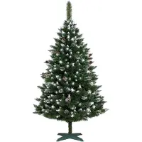Springos Kunstkerstboom Frosted Pine 220 cm Zonder Verlichting Met Sneeuw
