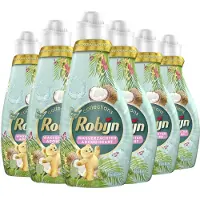 Robijn 8x Wasverzachter Coconut 50 Wasbeurten 1,25 Liter