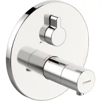 Hansa Varox Pro - Thermostatische inbouwkraan, voor 2 functies, chroom 40579083