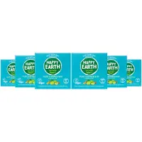 Happy Earth 6x 100% Natuurlijke Shower Bar Cedar Lime 90 gr
