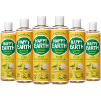 Happy Earth 6x 100% Natuurlijke Douchegel Jasmine Ho Wood 300 ml