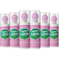 Happy Earth 6x 100% Natuurlijke Deodorant Spray Lavender Ylang 100 ml