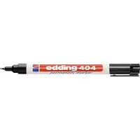 Edding Markers 404, met fijne punt, zwart, 10 stuks