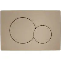 Geberit Sigma by drukplaat taupe