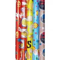Benza Sinterklaasinpakpapier - Cadeaupapier Sinterklaas - 5 rollen 200x70cm - Sinterklaas