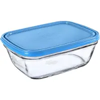 Duralex Rechthoekige lunchbox met deksel Duralex Freshbox Blauw 1,7 L