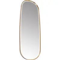 QAZQA Badkamerspiegel rosé goud incl. LED en touch dimmer - Geraldien