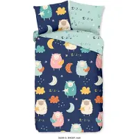 Good Morning Dekbedovertrek Katoen - Sheep 140 x 200 cm