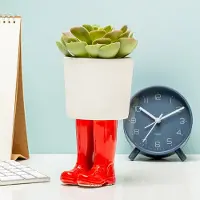 Bitten Regenlaarzen Bloempot - Groot/rood