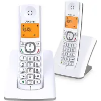 Alcatel Draadloze Telefoon 3700601417036 - Stijlvol Grijs en Wit Ontwerp