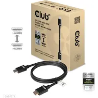 Club 3D club3D CAC-1371 HDMI-kabel HDMI Aansluitkabel HDMI-A-stekker, HDMI-A-stekker 1.00 m Zwart 10K UHD, 8K UHD