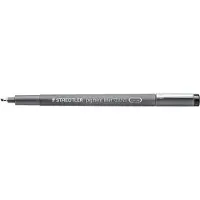 Staedtler - Artist Series - pigment liner - fineliner - zwart - beitelpunt - 10 stuks