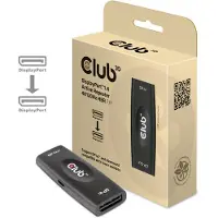 Club 3D CAC-1007 DisplayPort Adapter [1x DisplayPort bus - 1x DisplayPort bus] Zwart 0 mm