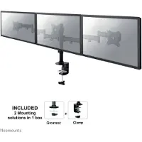 NeoMounts NM-D135D3BLACK Monitorarm Zwart