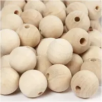 Creotime Creativ Company Houten kralen, d: 20 mm, kleuren assorti, 200 stuk