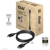 Club 3D Ultra Hoge Snelheid HDMI 4K120Hz, 8K60Hz Kabel 48Gbps M/M 3 m/ 9,84ft
