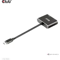 Club 3D CSV-1552 USB-C / HDMI / DisplayPort Adapter Zwart 0 mm