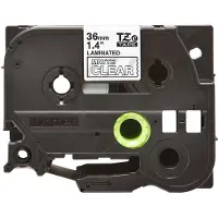 Brother Tape TZe-M61 Zwart op transparant (36 mm)