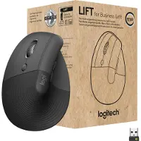 Logitech Lift Verticale Ergonomische Muis Zwart