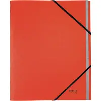Leitz Recycle Sorteermap A4 - met 12 vakken - 100% Gerecycled Post-consumer Karton - Rood