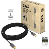 Club 3D CAC-1377 HDMI-kabel HDMI Aansluitkabel USB-C stekker 15 m Zwart Active Optical Cable (AOC)