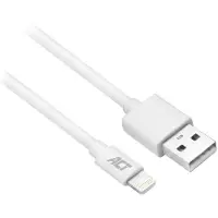 ACT USB 2.0 laad- en datakabel A male - Lightning male 1 meter