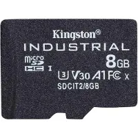 Kingston Industrial - Flashgeheugenkaart - 8 GB - A1 / Video Class V30 / UHS-I U3 / Class10 - microSDHC UHS-I