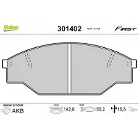 Valeo 301402 Remblokken