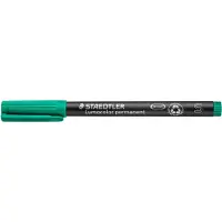Staedtler Lumocolor 313-folielijnstift, watervast, lijndikte 0,4 mm, groen