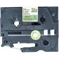 Brother TZe-RM54 tape goud op mintgroen 24 mm (origineel)