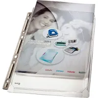 Leitz premium geperforeerd hoesje met balg 11-gaats metalen strip A4 170 micron (3 stuks)