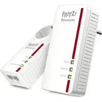 FRITZ! Powerline 1260E WLAN Set International WiFi 1200 Mbps 2 adapters