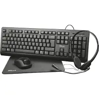 Trust Toetsenbord+muis Trust Primo 4-in-1 Home-be