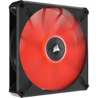 Corsair ML140 LED ELITE Red case fan 4-pins PWM fan-connector