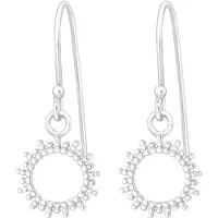 Montebello Oorbellen Dolly - 925 Zilver E-Coating - Zon - ∅9mm - 20mm