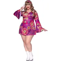 Leg avenue Retro Go Go Dress +