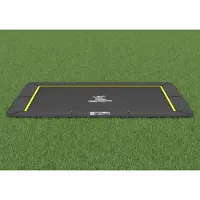Magic Circle Pro Flat to the ground Trampoline Rechthoekig Zwart 214x305 cm
