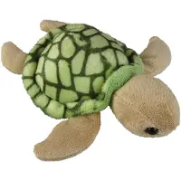 Ravensden Pluche knuffel dieren Zeeschildpad van 12 cm - Knuffeldier