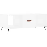 vidaXL Salontafel 102x50x40 cm bewerkt hout wit