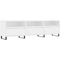 vidaXL Tv-meubel 150x30x44,5 cm bewerkt hout wit