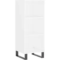 vidaXL Dressoir 34,5x32,5x90 cm bewerkt hout wit