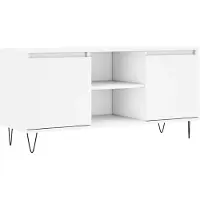 vidaXL TV-kast, wit, 104x35x50 cm, van houtvezel