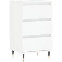 vidaXL Dressoir 40x35x70 cm bewerkt hout wit